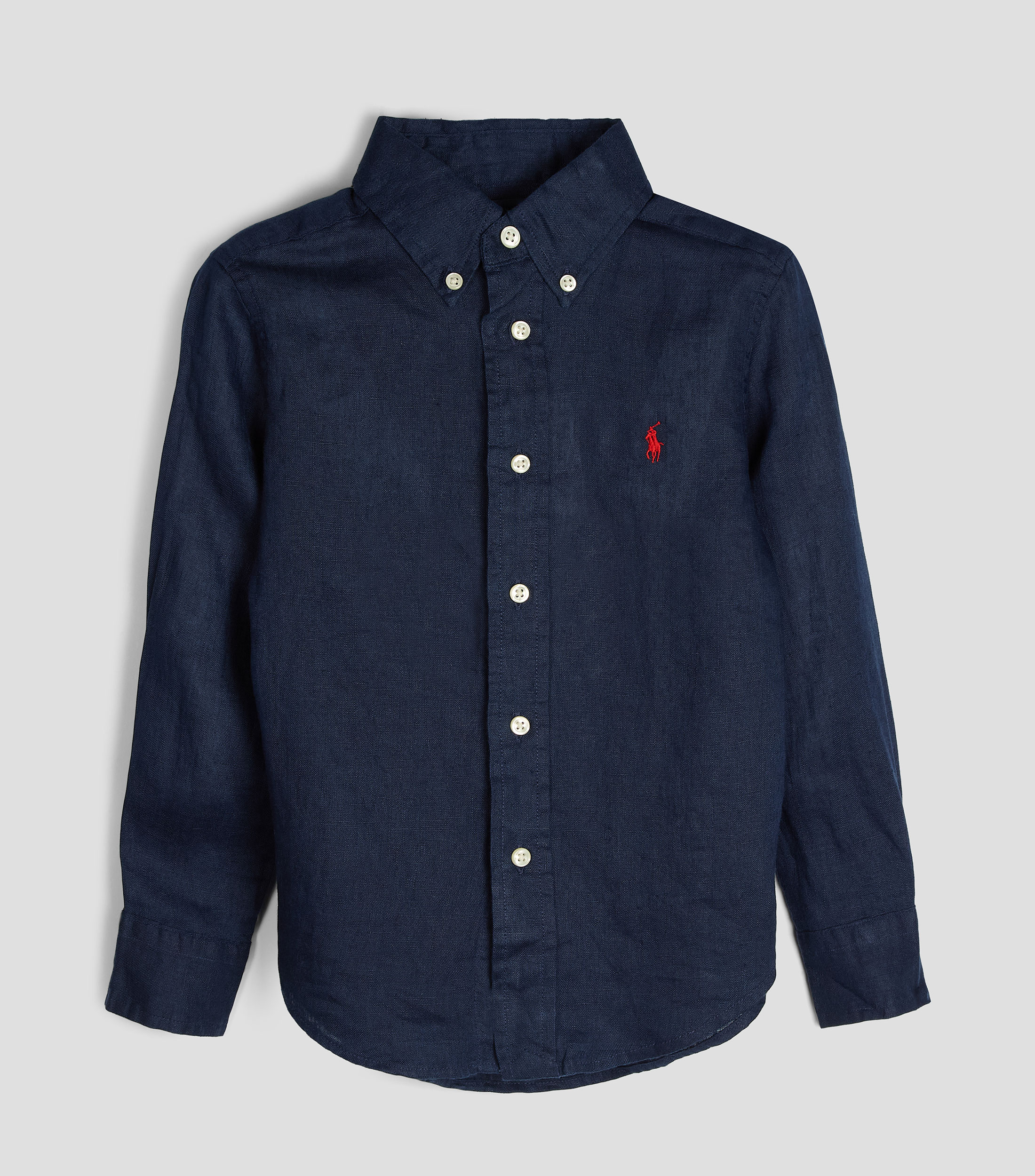 Camisa lisa manga larga Bebé